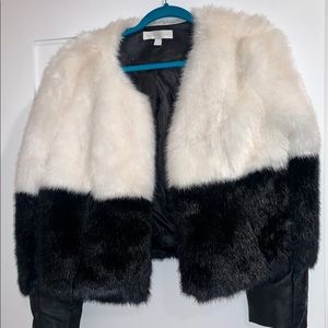 Faux fur Black / White Jacket